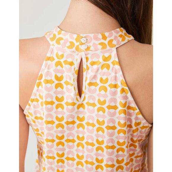 NEW SPARTINA 449 gabbi halter dress in ollie geo - Picture 6 of 6
